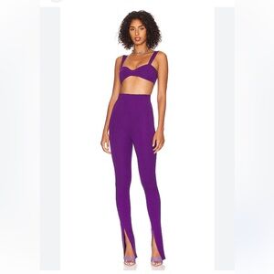 Lovers + Friends Montrose sexy purple pants set 💜